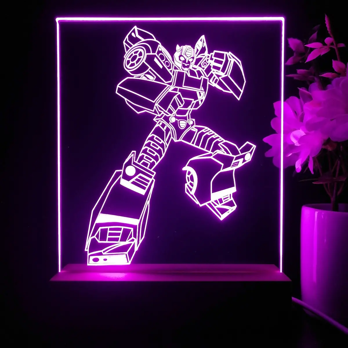 Transformers Bumblebee Game Room Led Sign Lamp Display 1