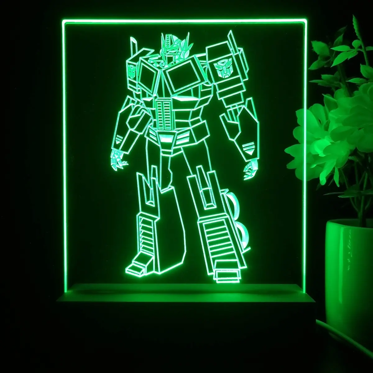 Transformers Optimus Prime Game Room Led Sign Lamp Display 1