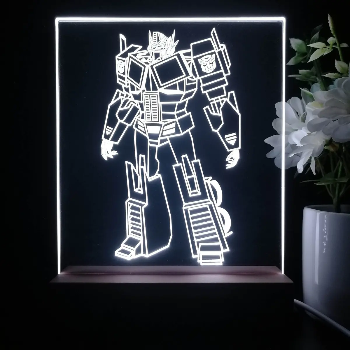 Transformers Optimus Prime Game Room Led Sign Lamp Display 2