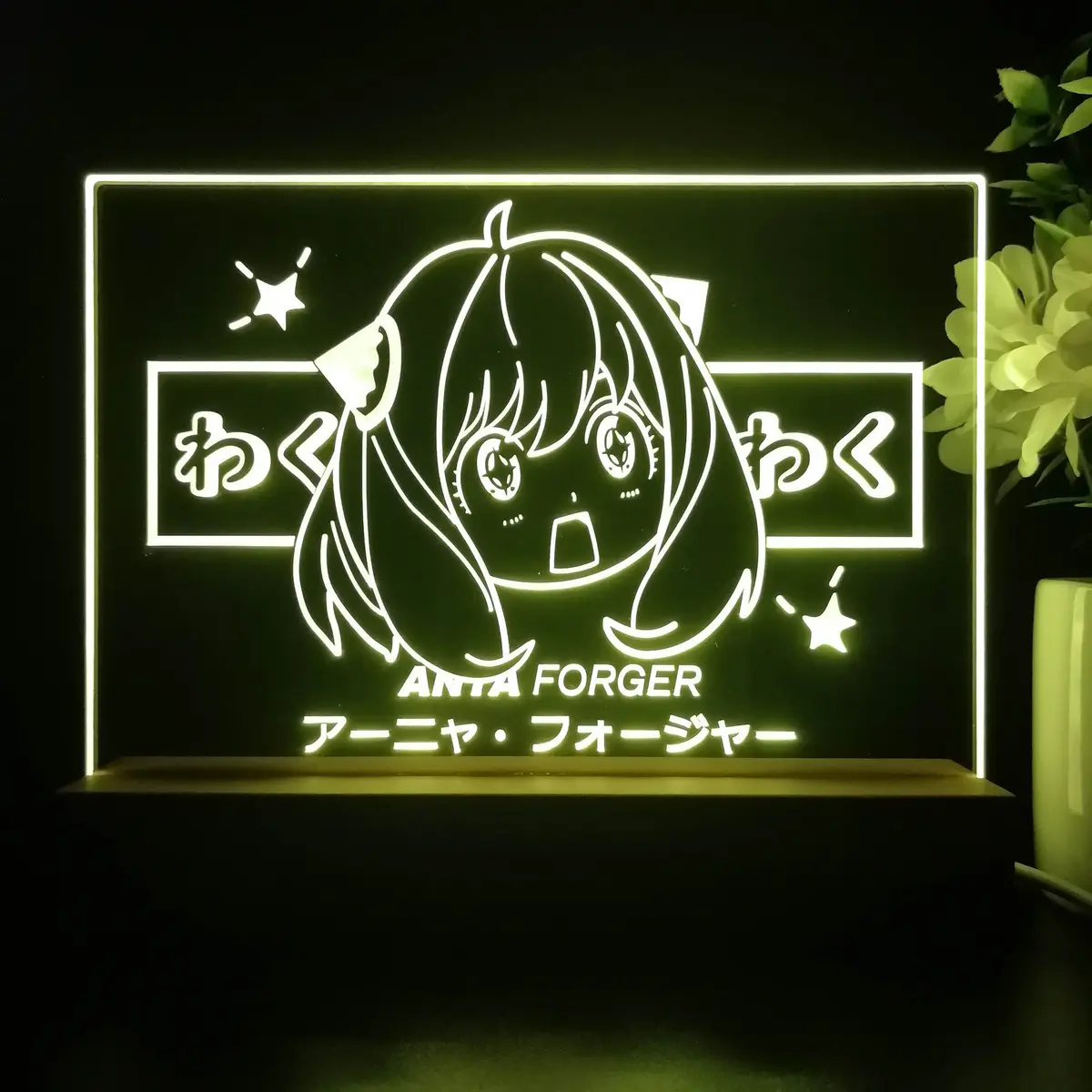 Spy × Family Anya Forger Anime Led Sign Lamp Display 2