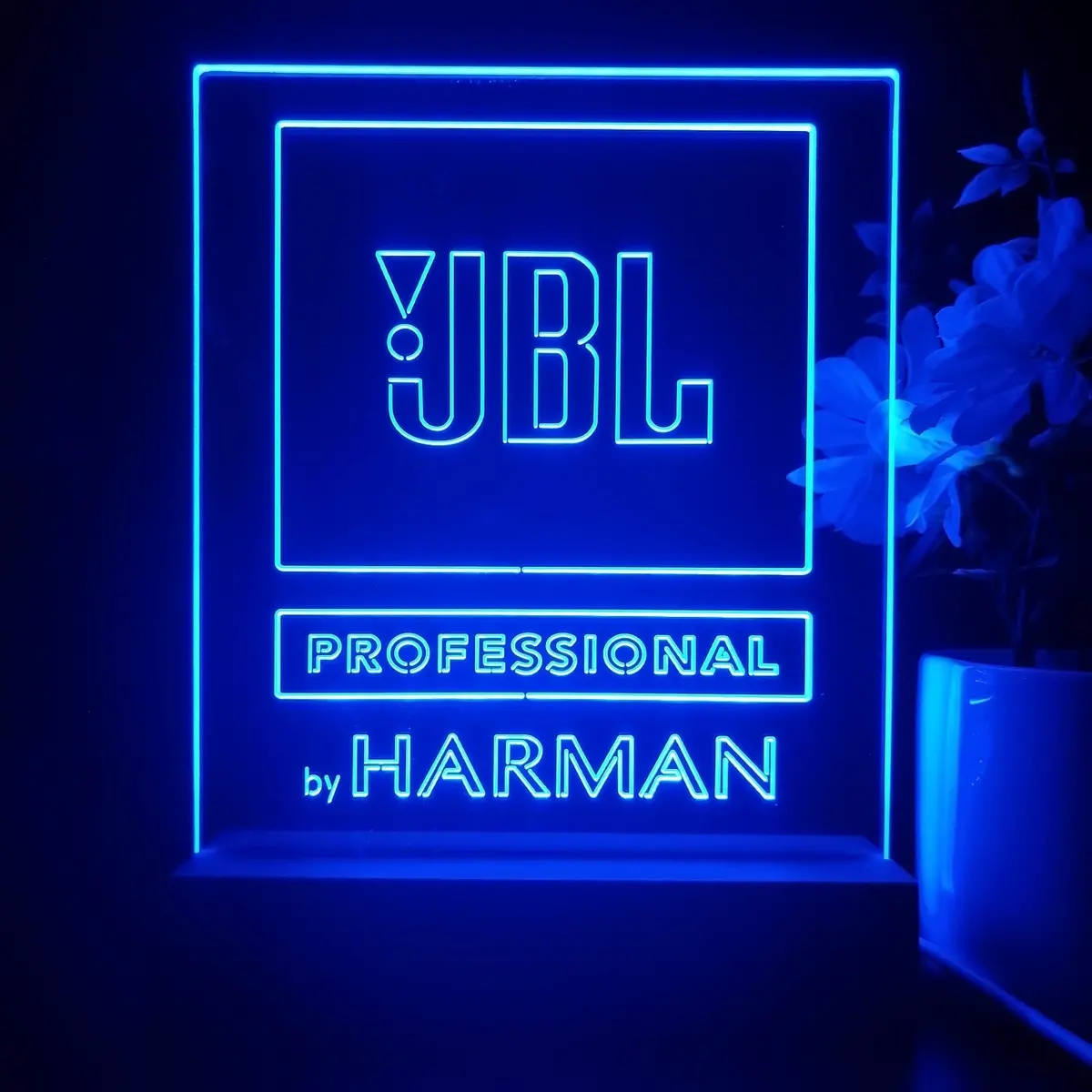 Jbl Professional Harman Audio Home Theater Cinema 3D Illusion Night Light Desk Lamp 2