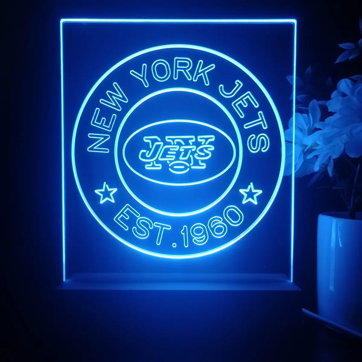 Personalized New York Jets Souvenir Neon Led Night Light Sign 1