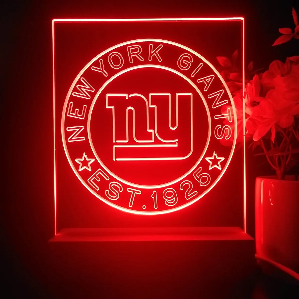 Personalized New York Giants Souvenir Neon Led Night Light Sign 2