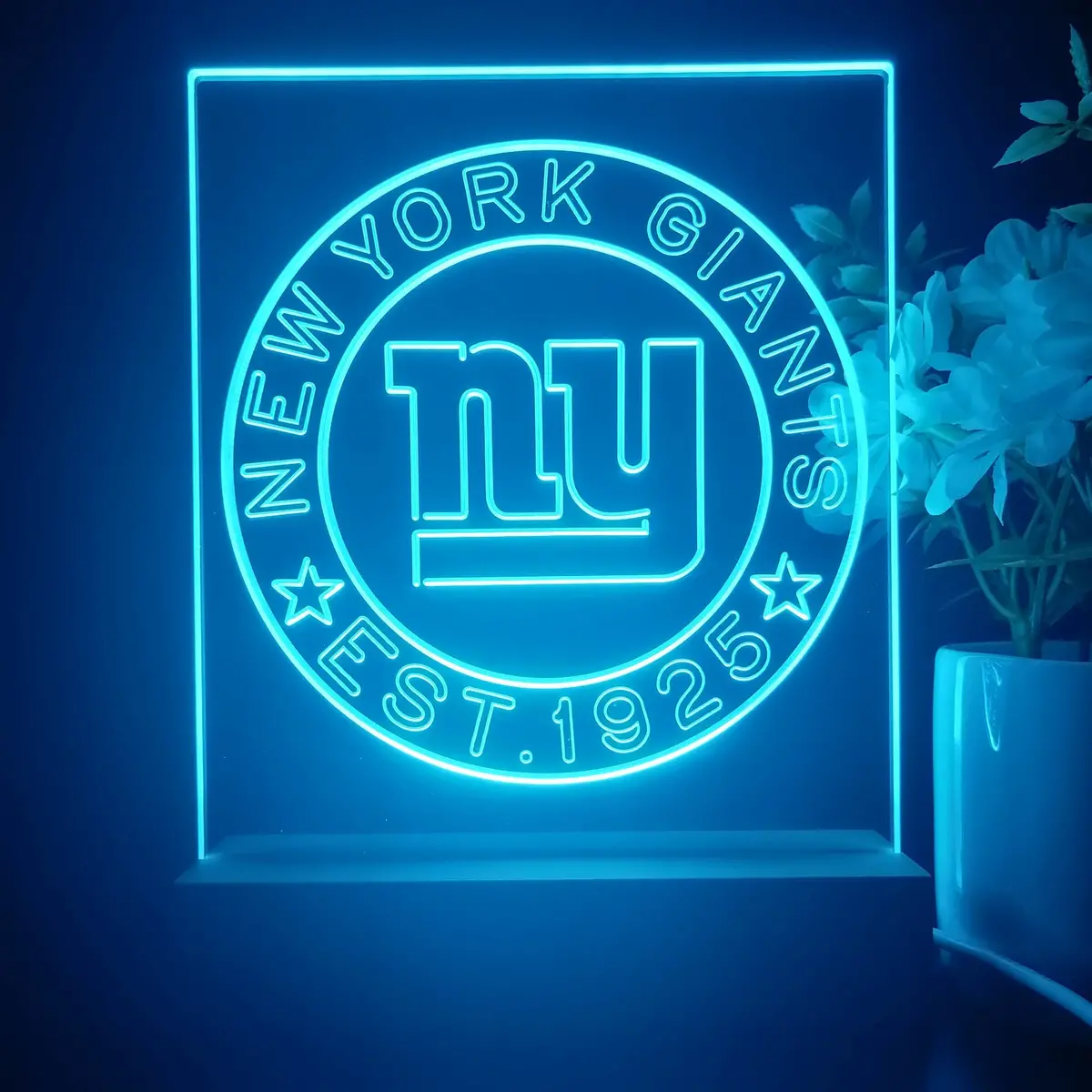 Personalized New York Giants Souvenir Neon Led Night Light Sign 1