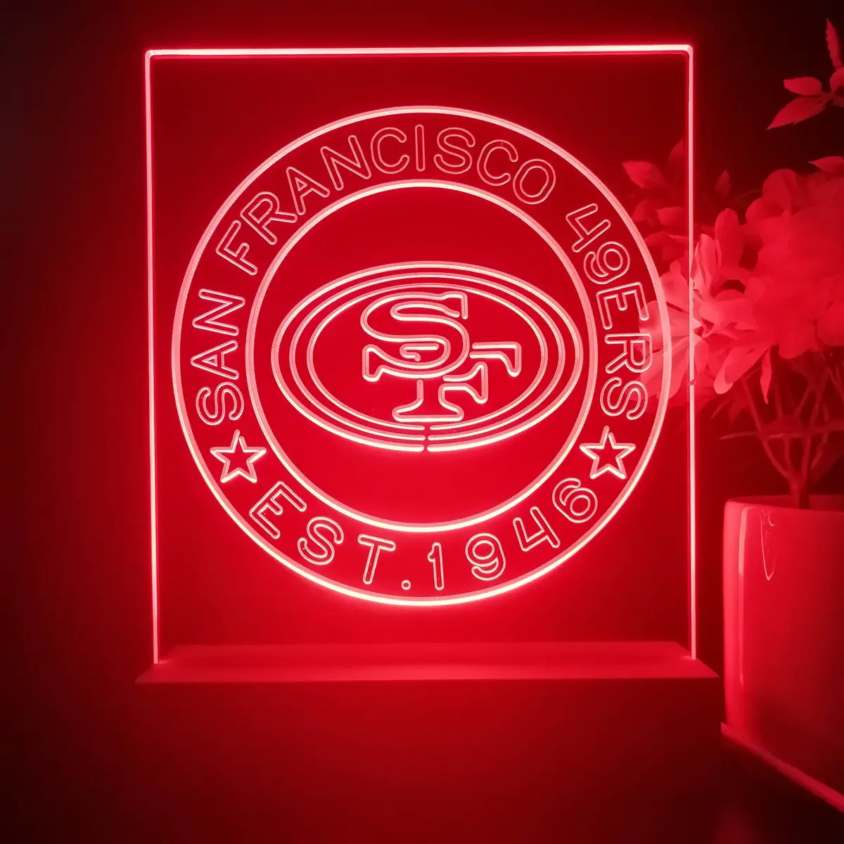 Personalized San Francisco 49Ers Souvenir Neon Led Night Light Sign 1