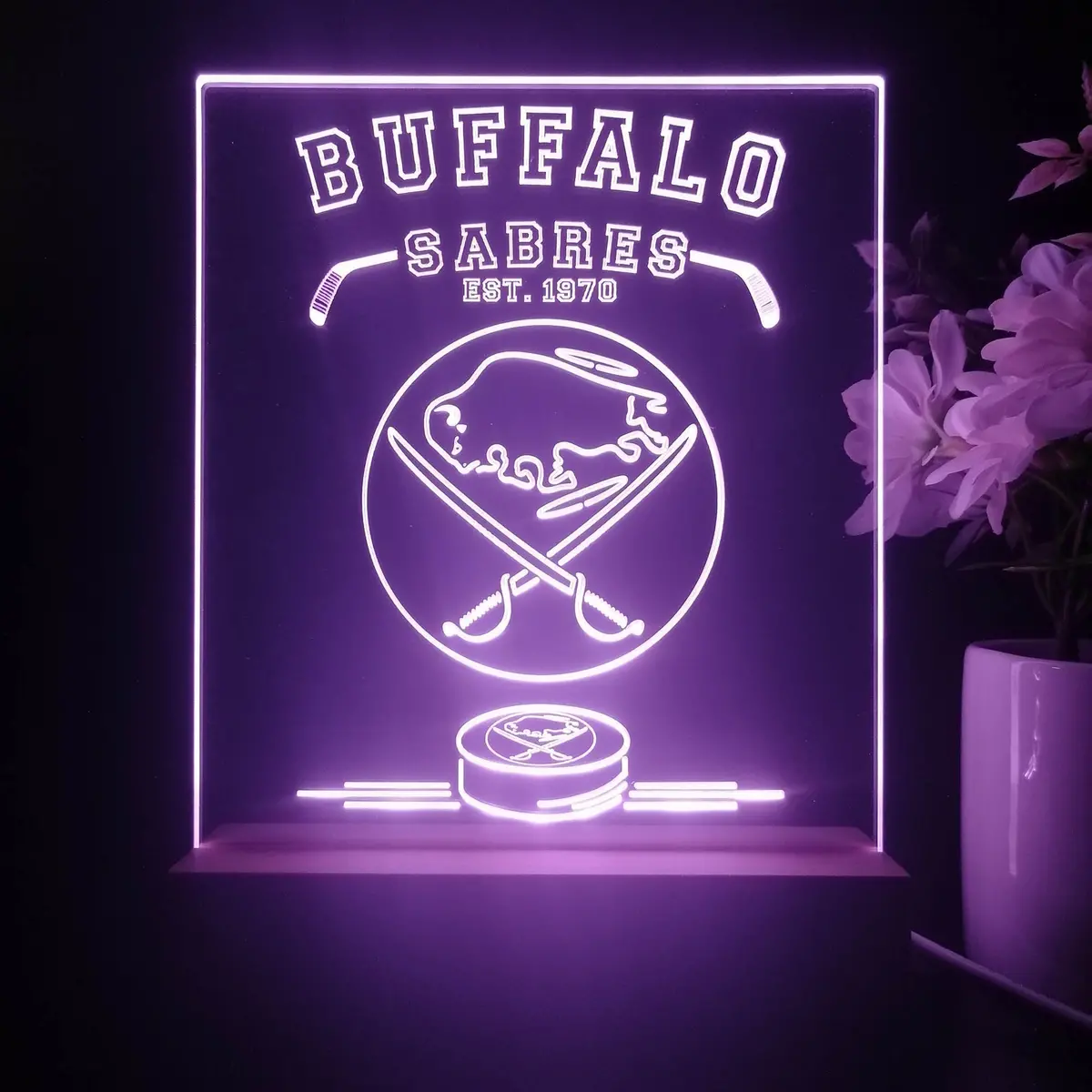 Personalized Buffalo Sabres Souvenir Neon Led Night Light Sign 1