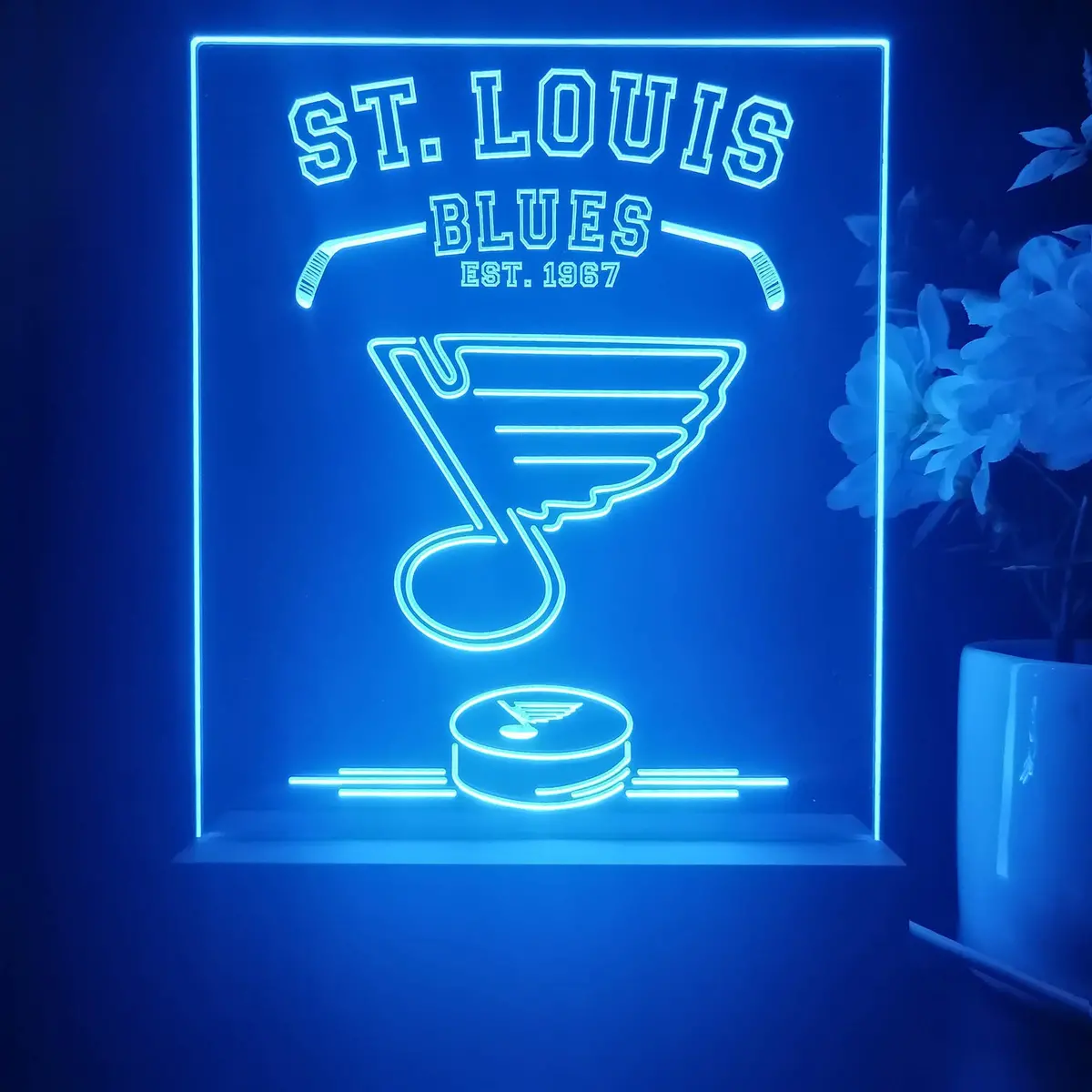 Personalized St. Louis Blues Souvenir Neon Led Night Light Sign 1