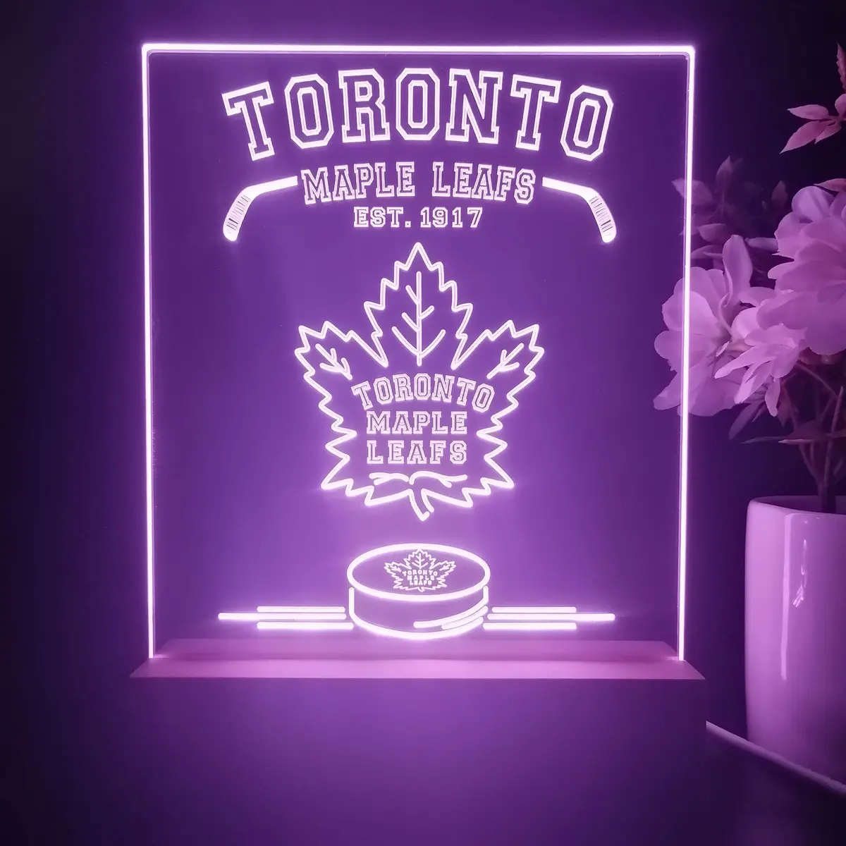 Personalized Toronto Maple Leaf Souvenir Neon Led Night Light Sign 1