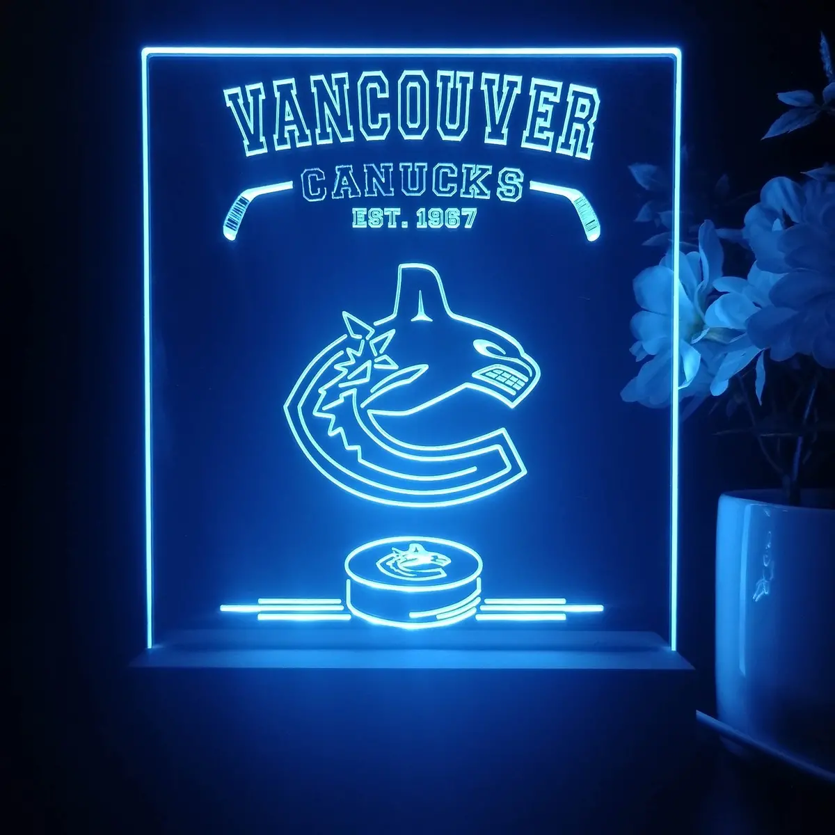 Personalized Vancouver Canucks Souvenir Neon Led Night Light Sign 1