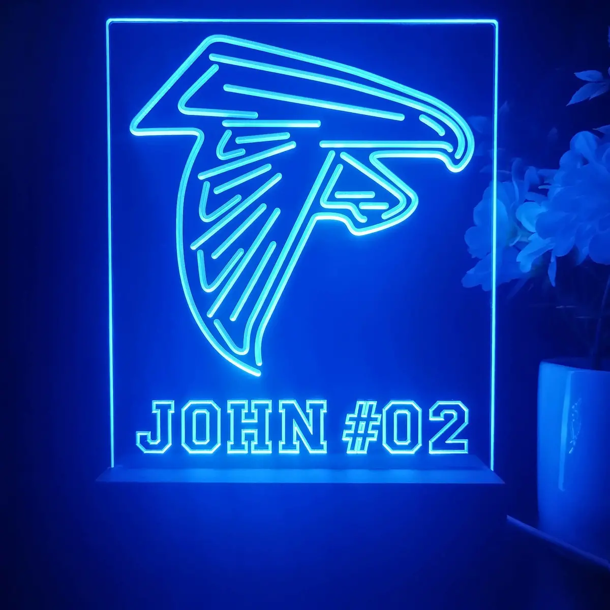 Personalized Atlanta Falcons Souvenir Neon Led Night Light Sign 1