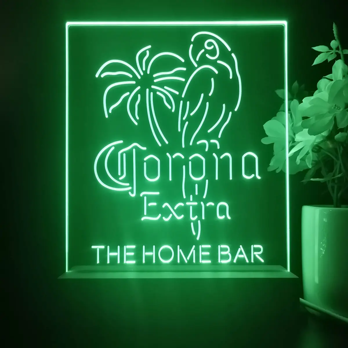 Personalized Corona Extra Parrot Souvenir Neon Led Night Light Sign 1
