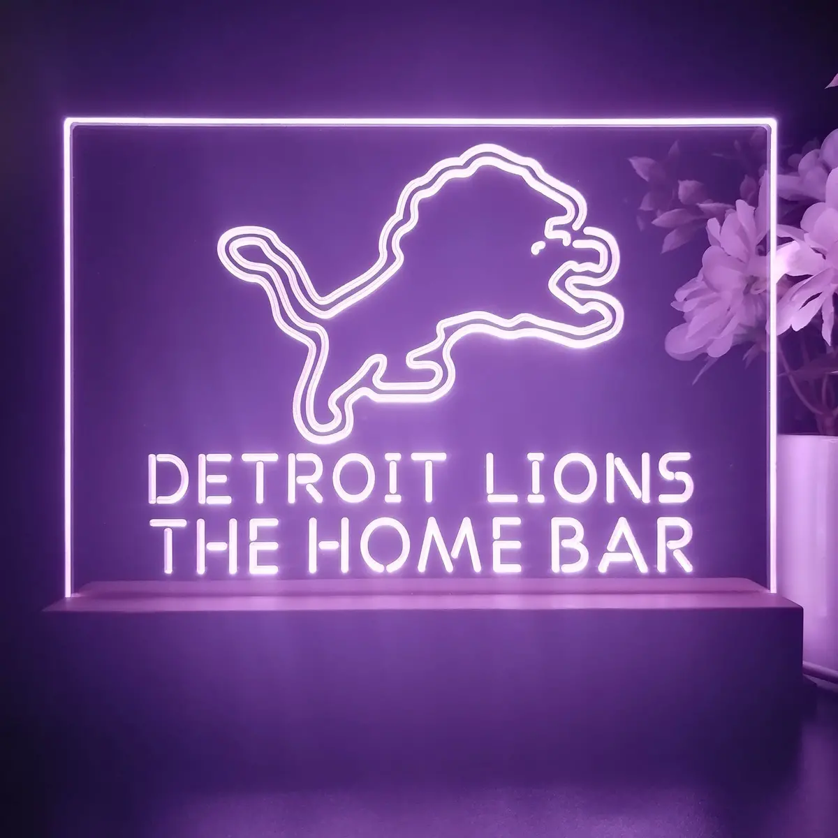 Personalized Detroits Lion Souvenir Neon Led Night Light Sign 1