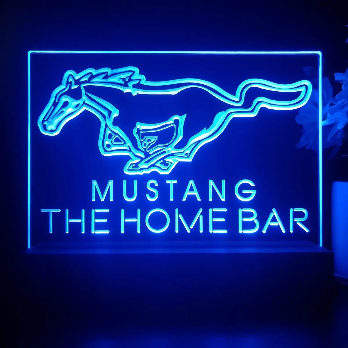Personalized Mustang Ford Souvenir Neon Led Night Light Sign 2