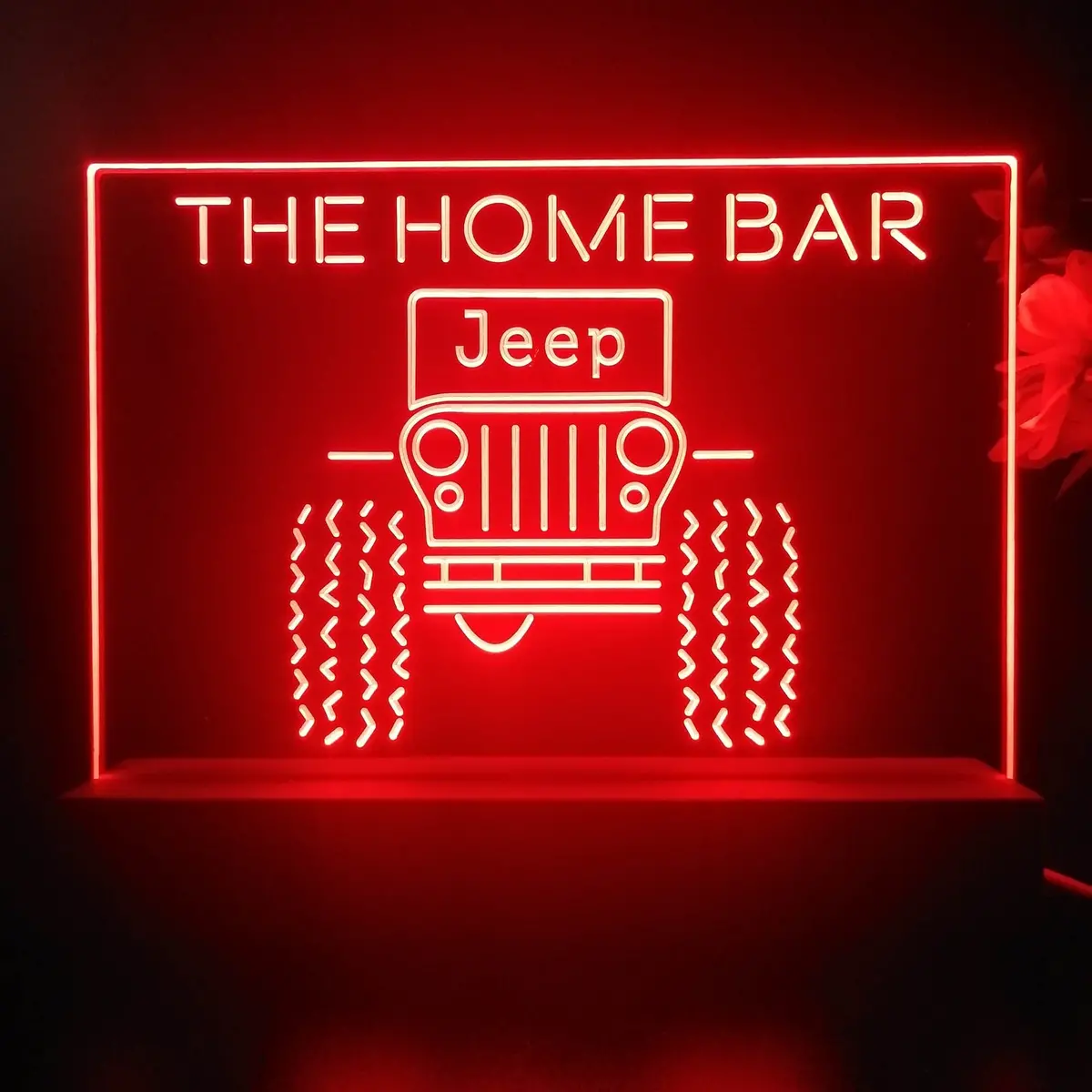 Personalized Only In A Jeep Souvenir Neon Led Night Light Sign 1