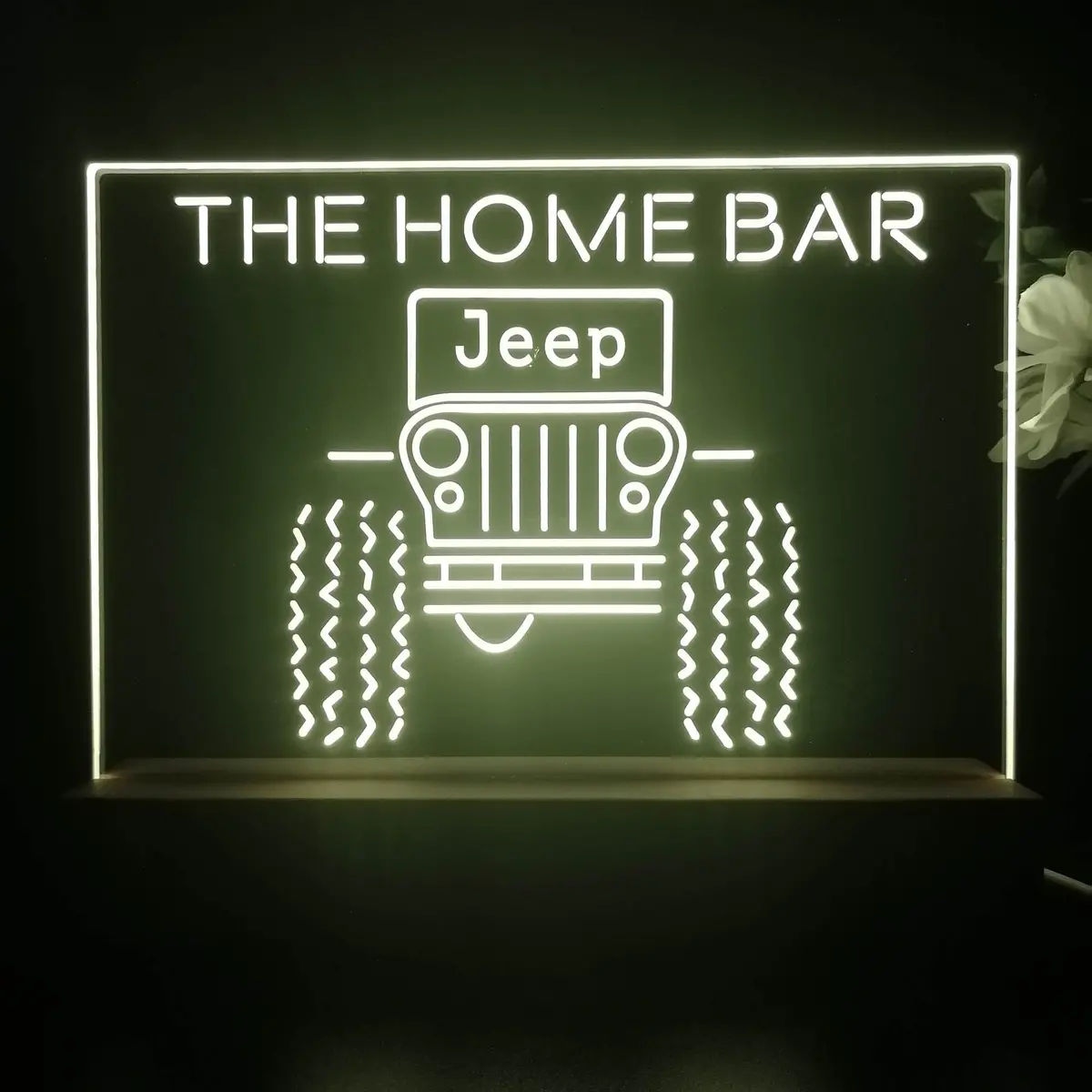 Personalized Only In A Jeep Souvenir Neon Led Night Light Sign 2