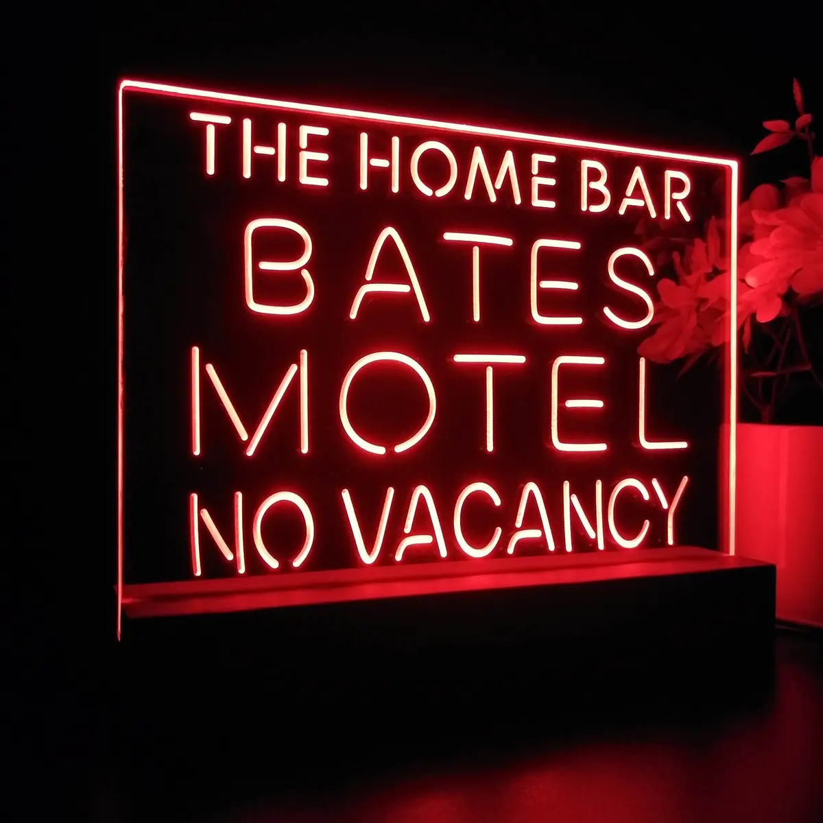 Personalized Bates Motel No Vacancy Souvenir Neon Led Night Light Sign 1