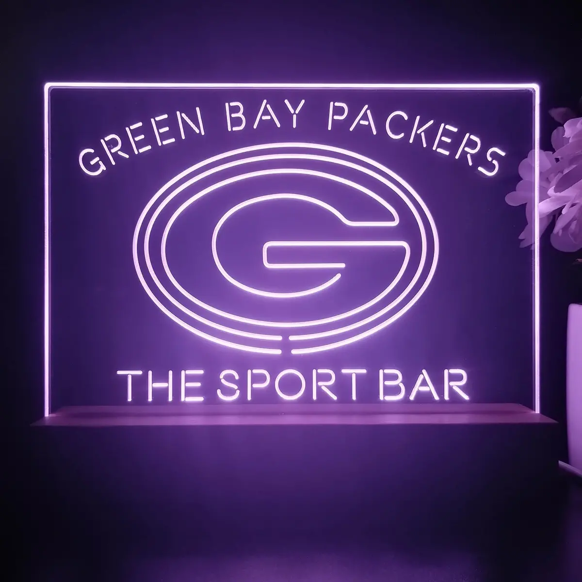 Personalized Green Bay Packers Souvenir Neon Led Night Light Sign 1
