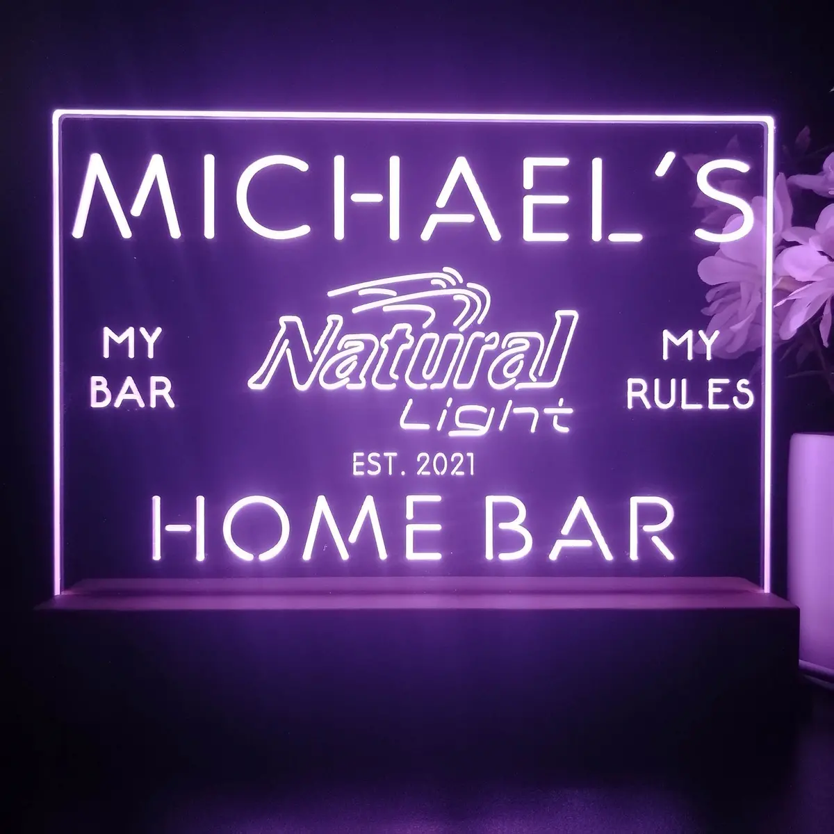 Personalized Natural Light Souvenir Neon Led Night Light Sign 1