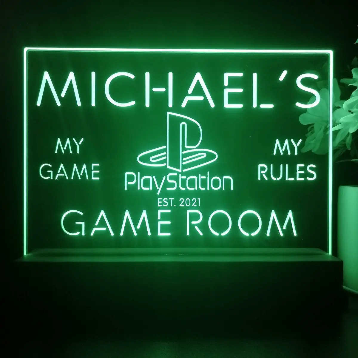 Personalized Playstation Souvenir Neon Led Night Light Sign 1
