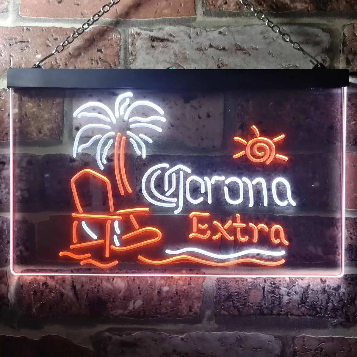 Corona Extra Palm Tree Strandkorb Home Bar Neon Light Led Sign 1