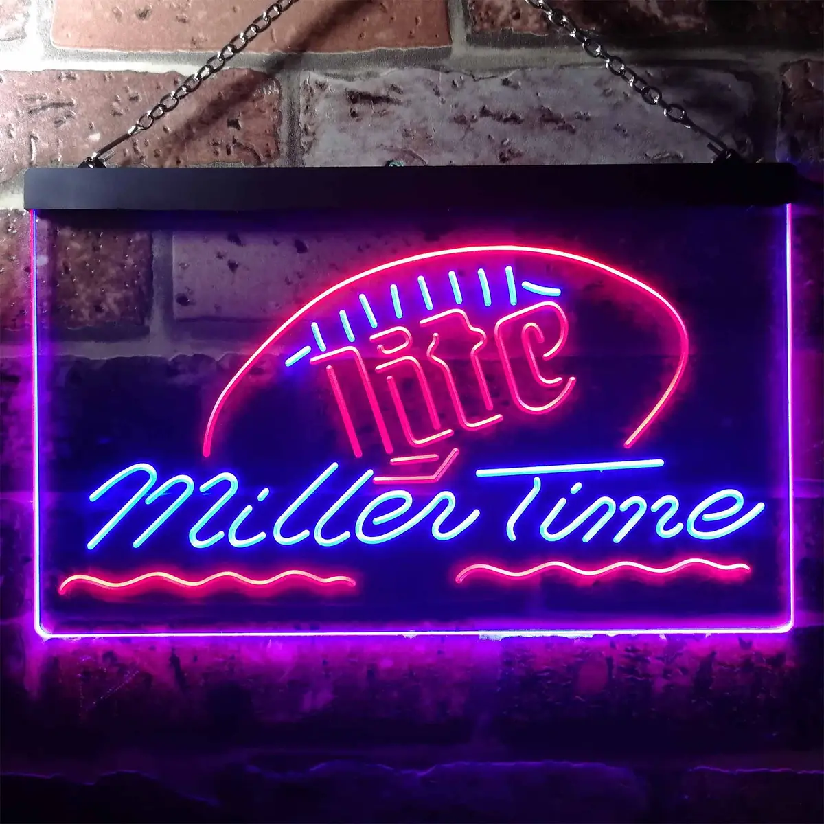 It's Miller Time Lite Beer Home Bar Neon Light Led Sign 1