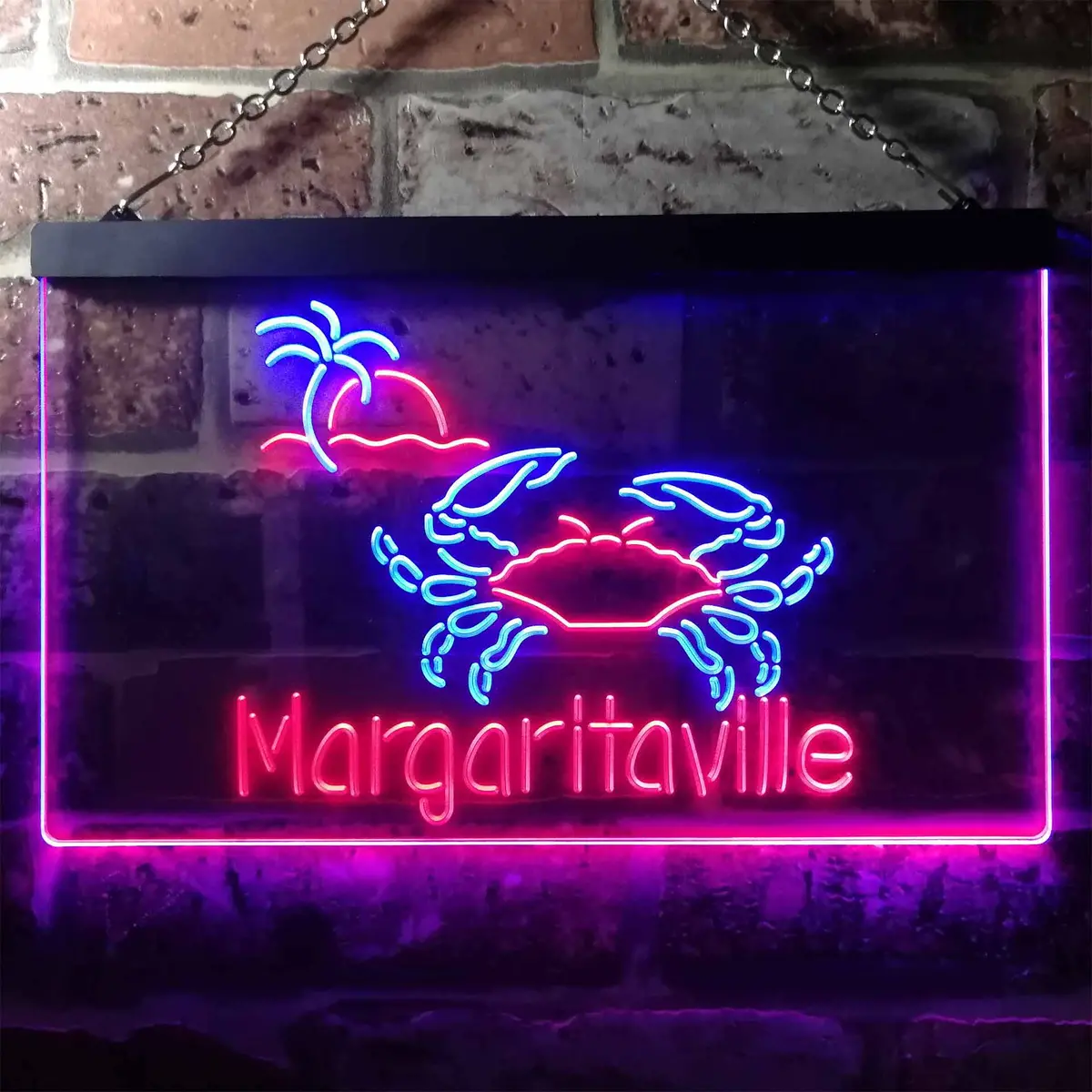Margaritaville Crab Neon-Like Led Sign 1