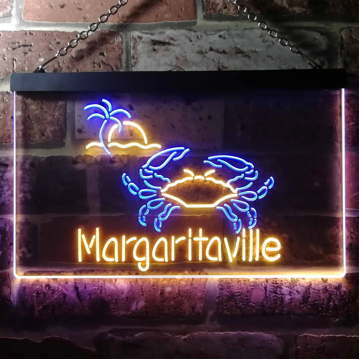 Margaritaville Crab Neon-Like Led Sign 19