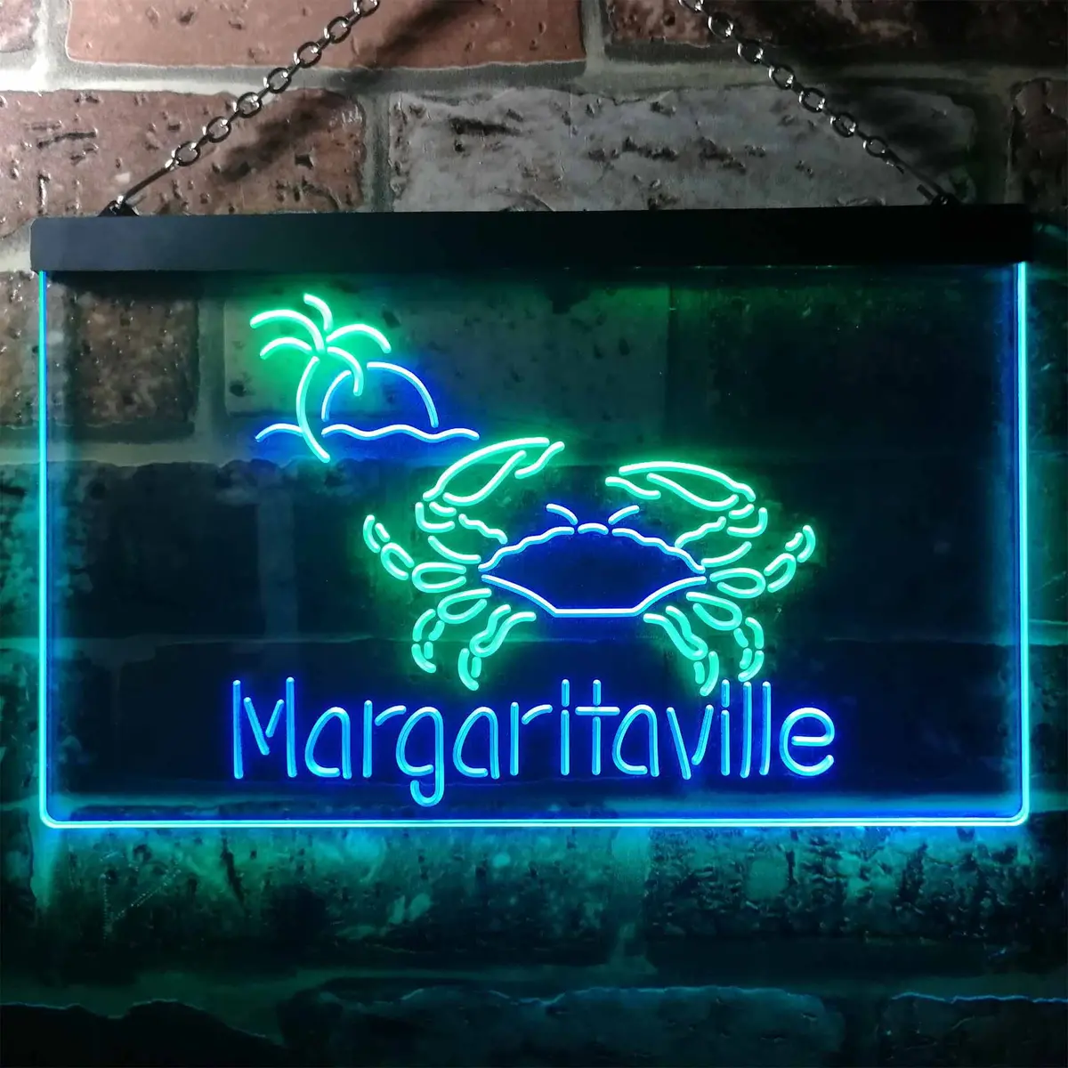 Margaritaville Crab Light-Up Neon-Style Wall Sign - Image 10