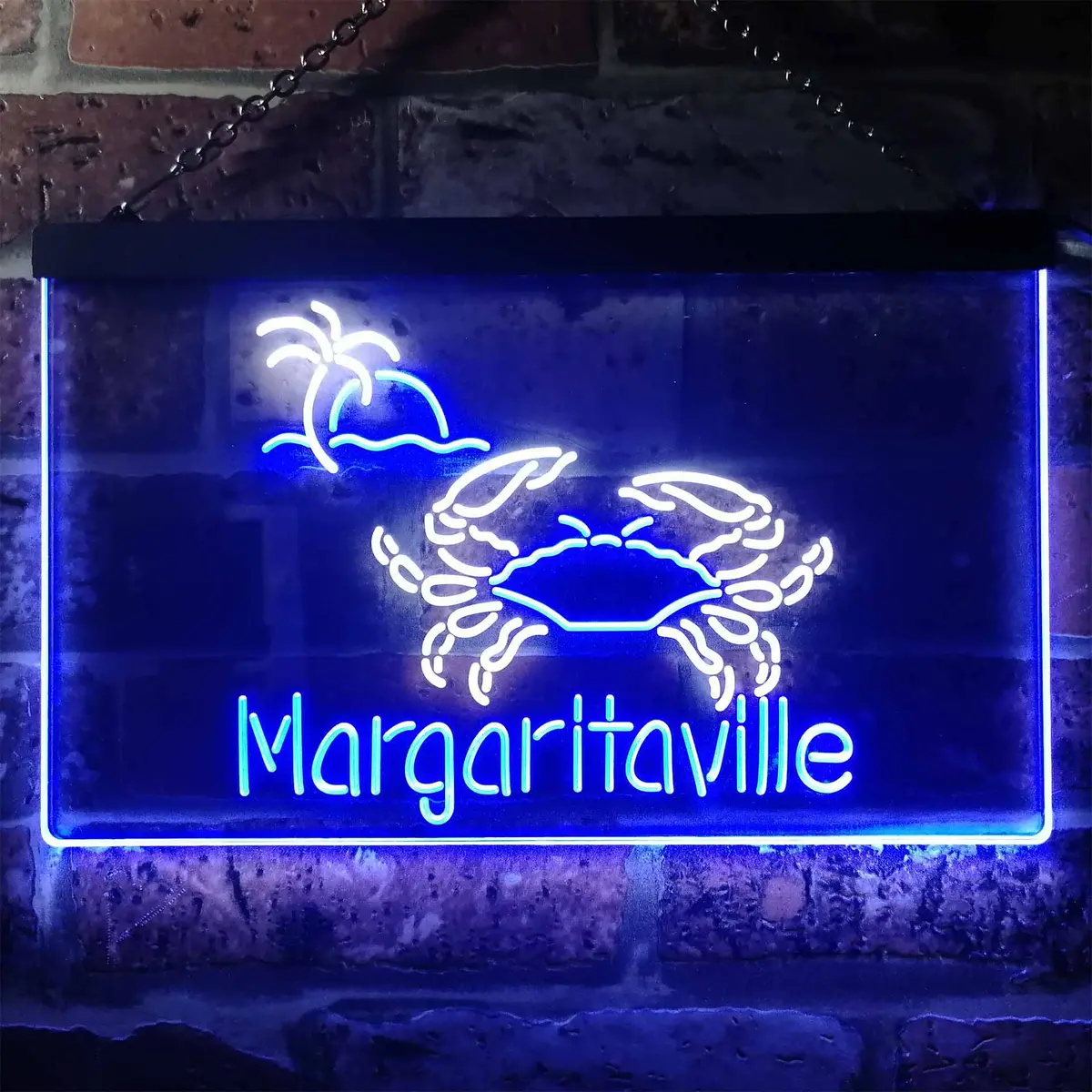Margaritaville Crab Light-Up Neon-Style Wall Sign - Image 11