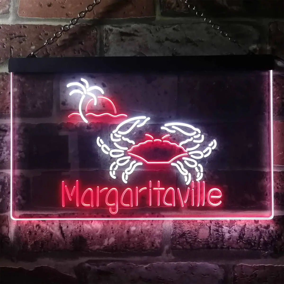 Margaritaville Crab Neon-Like Led Sign 16