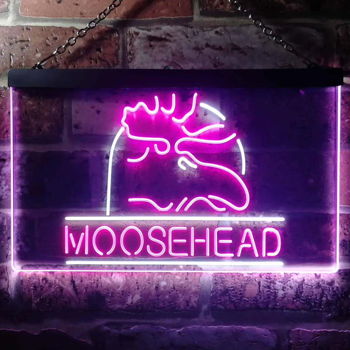 Moosehead Beer Man Keller Neon Light Led Sign 1