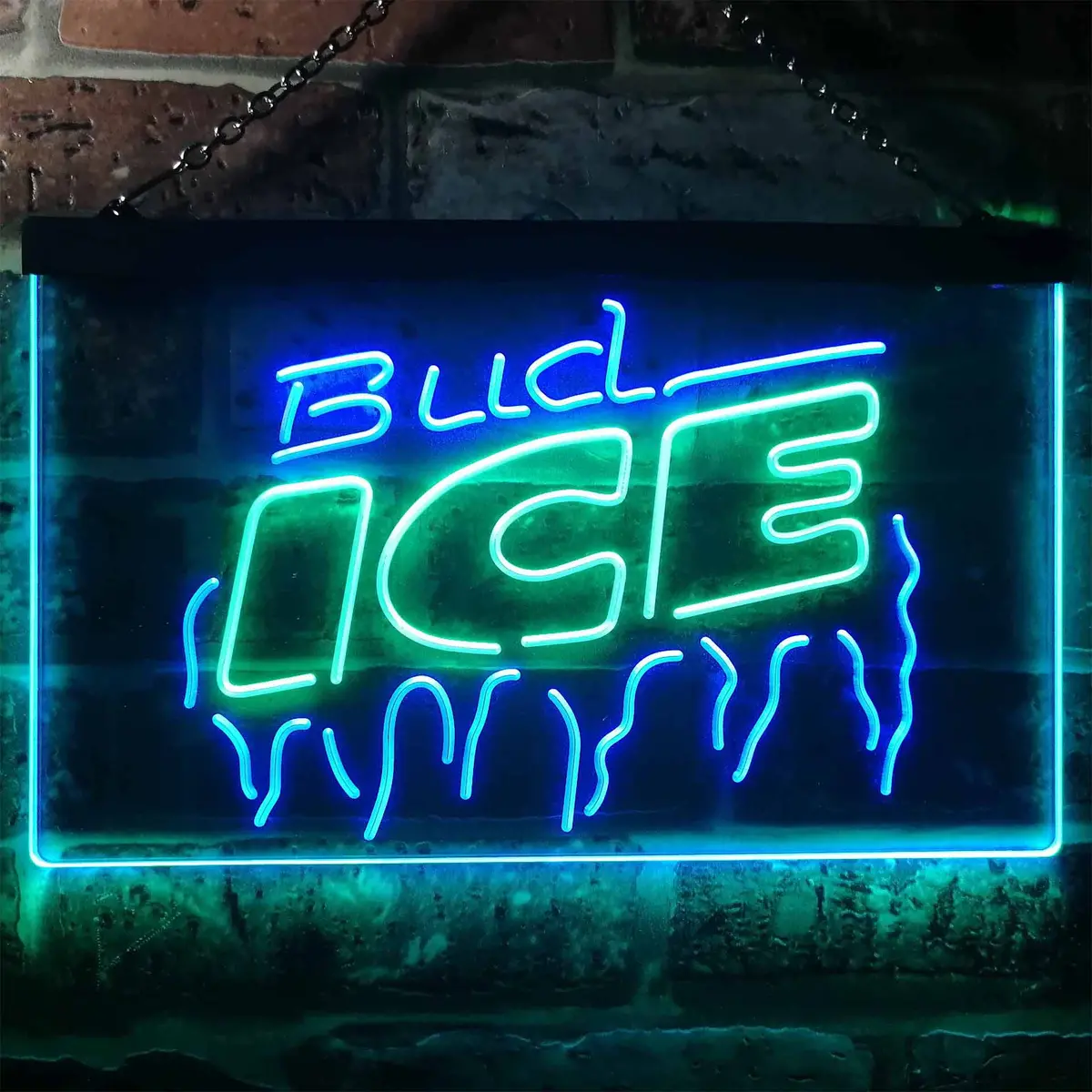 Bud Light Ice Beer Home Bar Neon Light Led Sign 9