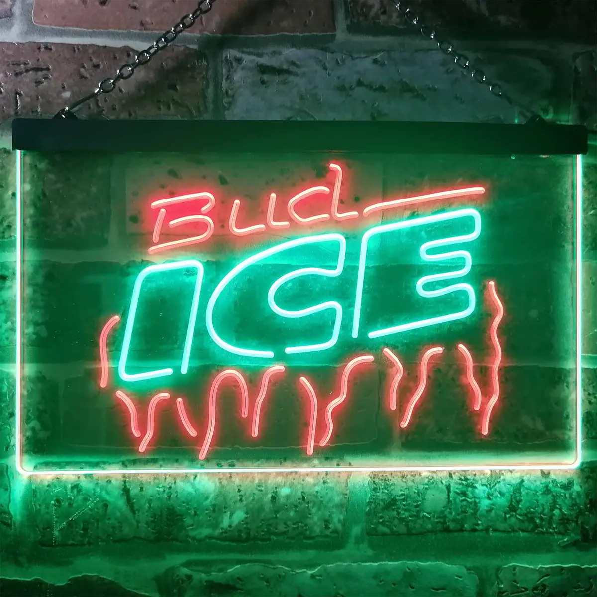 Bud Light Ice Beer Home Bar Neon Light Led Sign 3