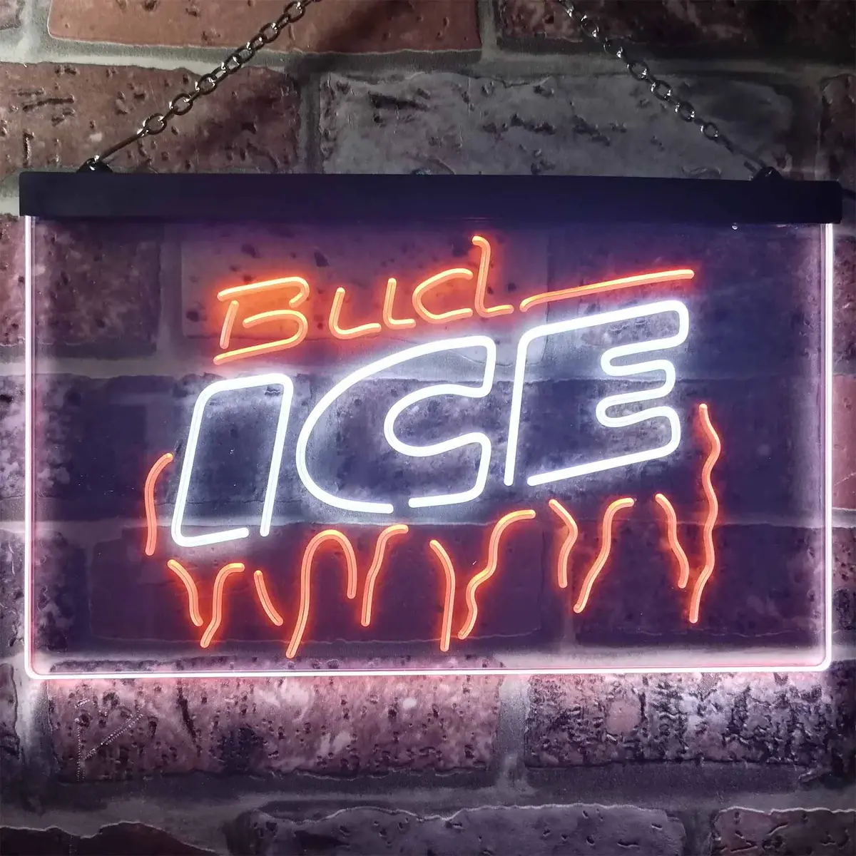 Bud Light Ice Beer Home Bar Neon Light Led Sign 12