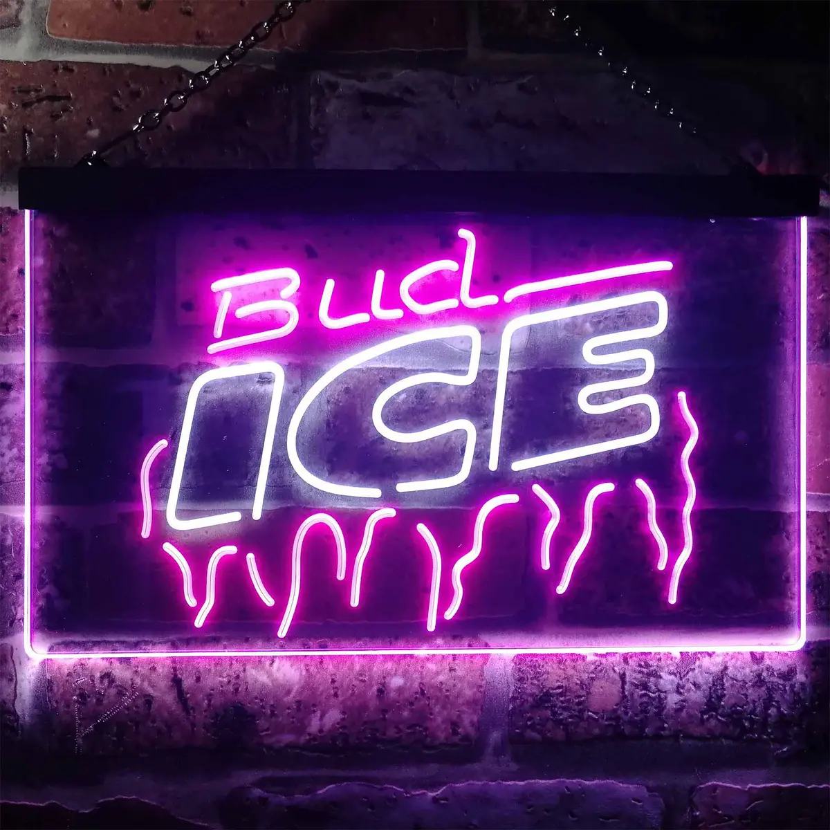 Bud Light Ice Beer Home Bar Neon Light Led Sign 5