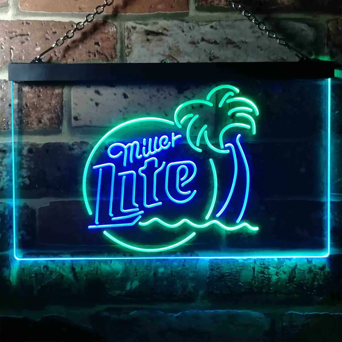 Miller Lite Palm Tree Neon-Like Led Sign 16