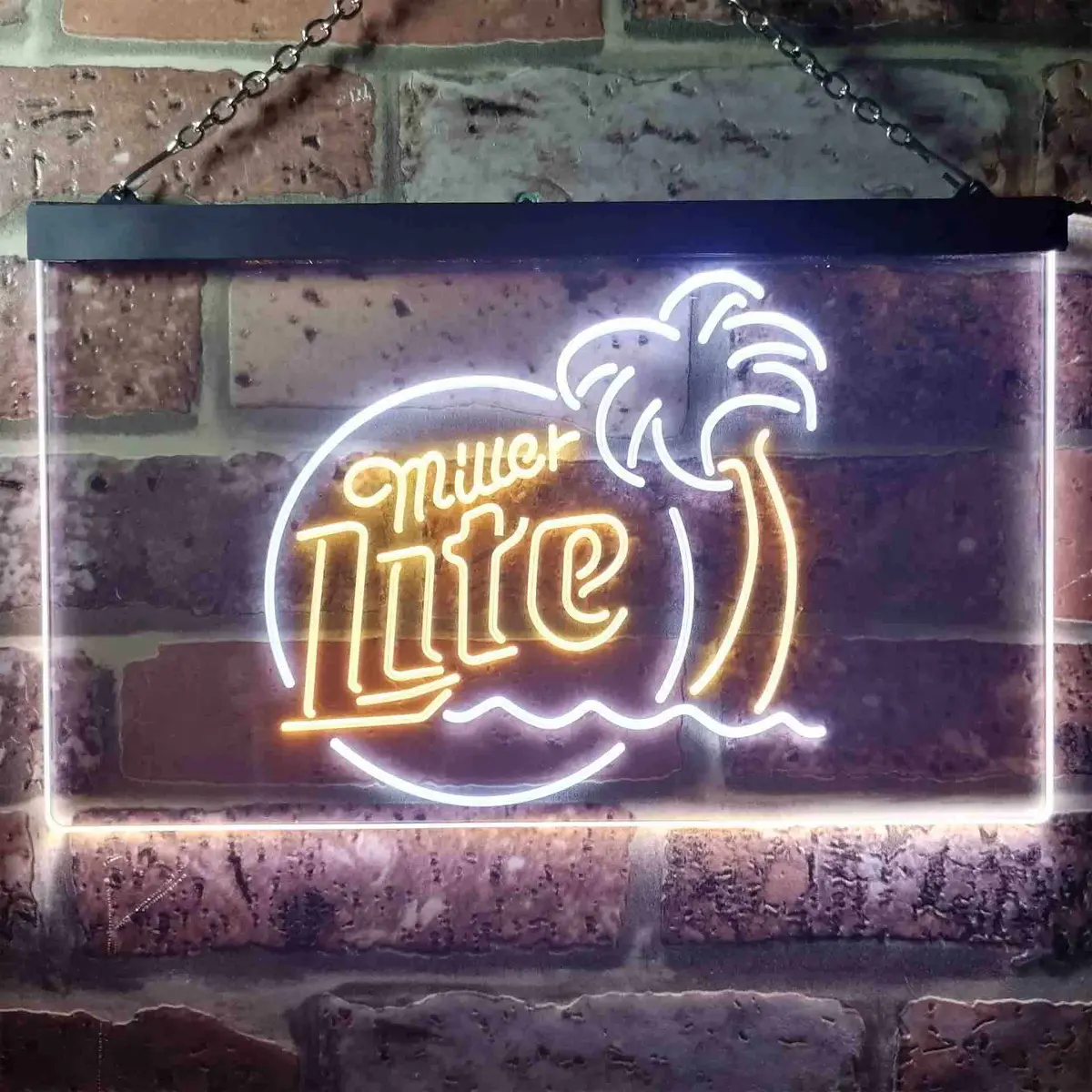 Miller Lite Palm Tree Neon-Like Led Sign 10