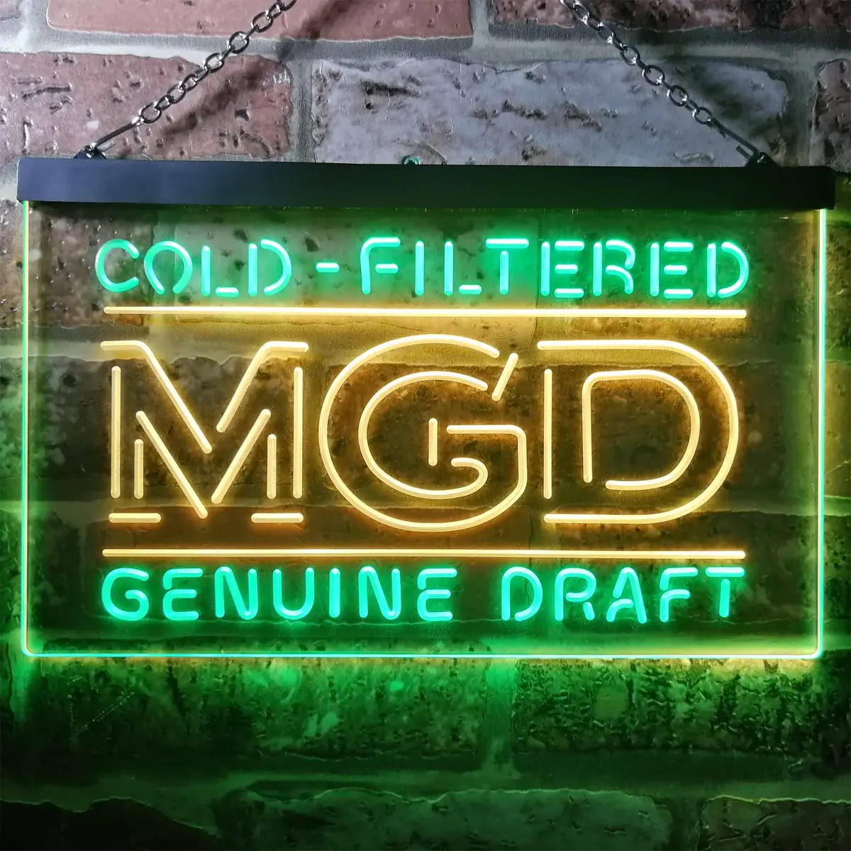 Miller Mgd Genuine Draft Home Bar Neon Light Led Sign 1