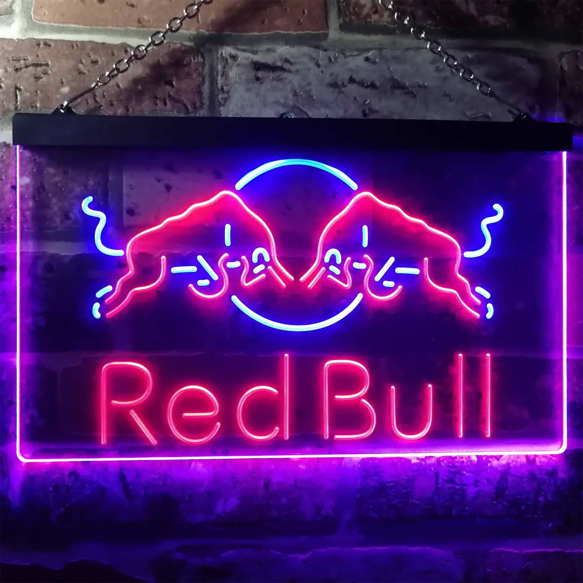 Red Bull Fighting Bulls Bar Neon Led Sign 1