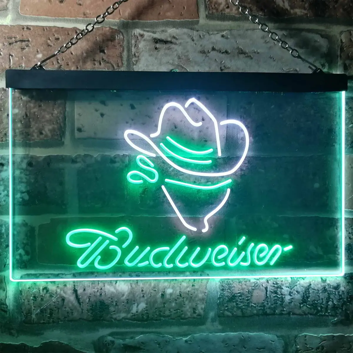 Budweiser Cowboy Home Bar Neon Light Led Sign 13