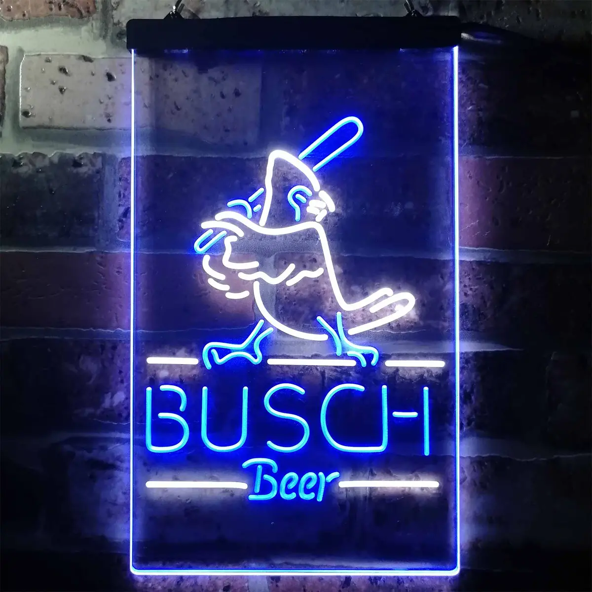 Busch Beer Baseball Bird Neon Led Sign 1