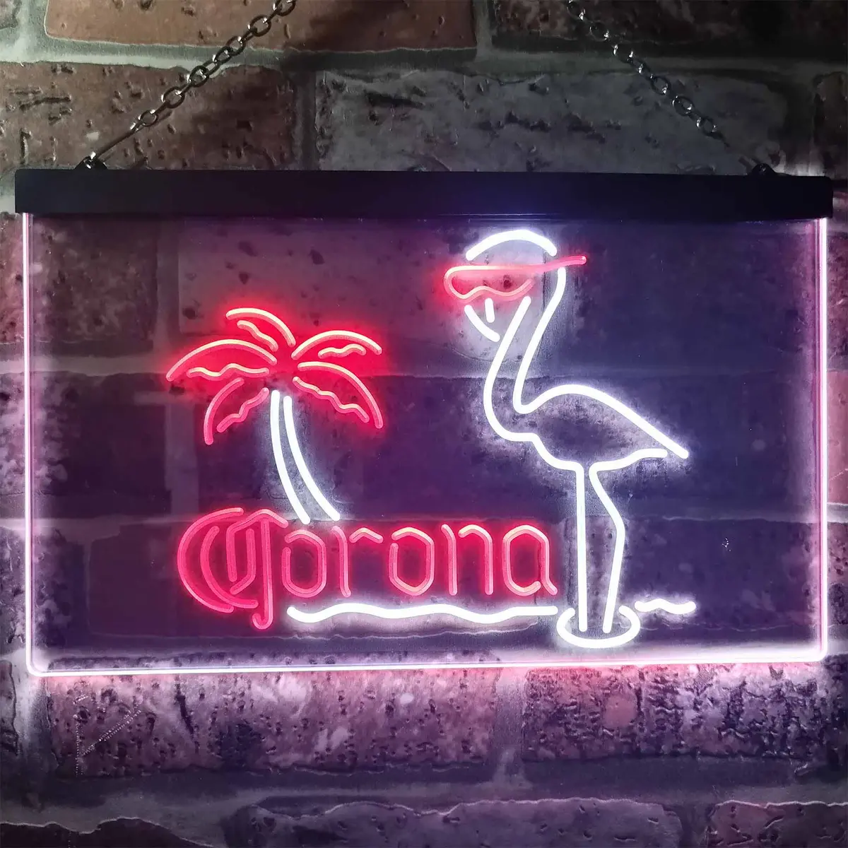Corona Extra Pink Flamingo Home Bar Neon Light Led Sign 1