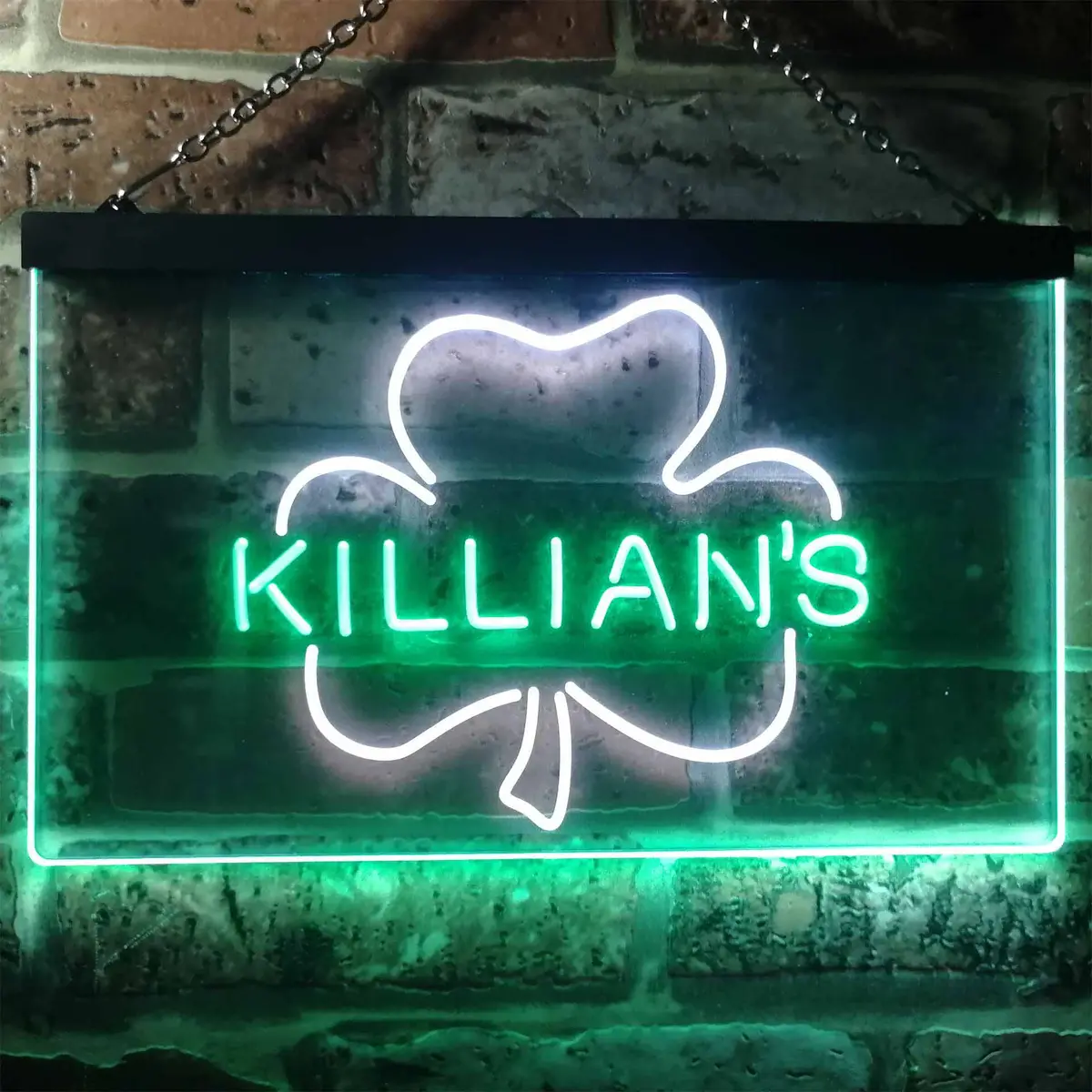 George Killian's Irish Red Shamrock Neon-Like Led Sign 1