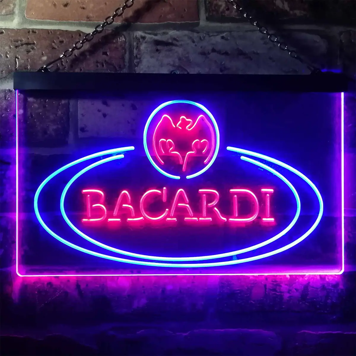 Dual-Color Bacardi Neon Bar Sign for Home Man Cave - Image 9