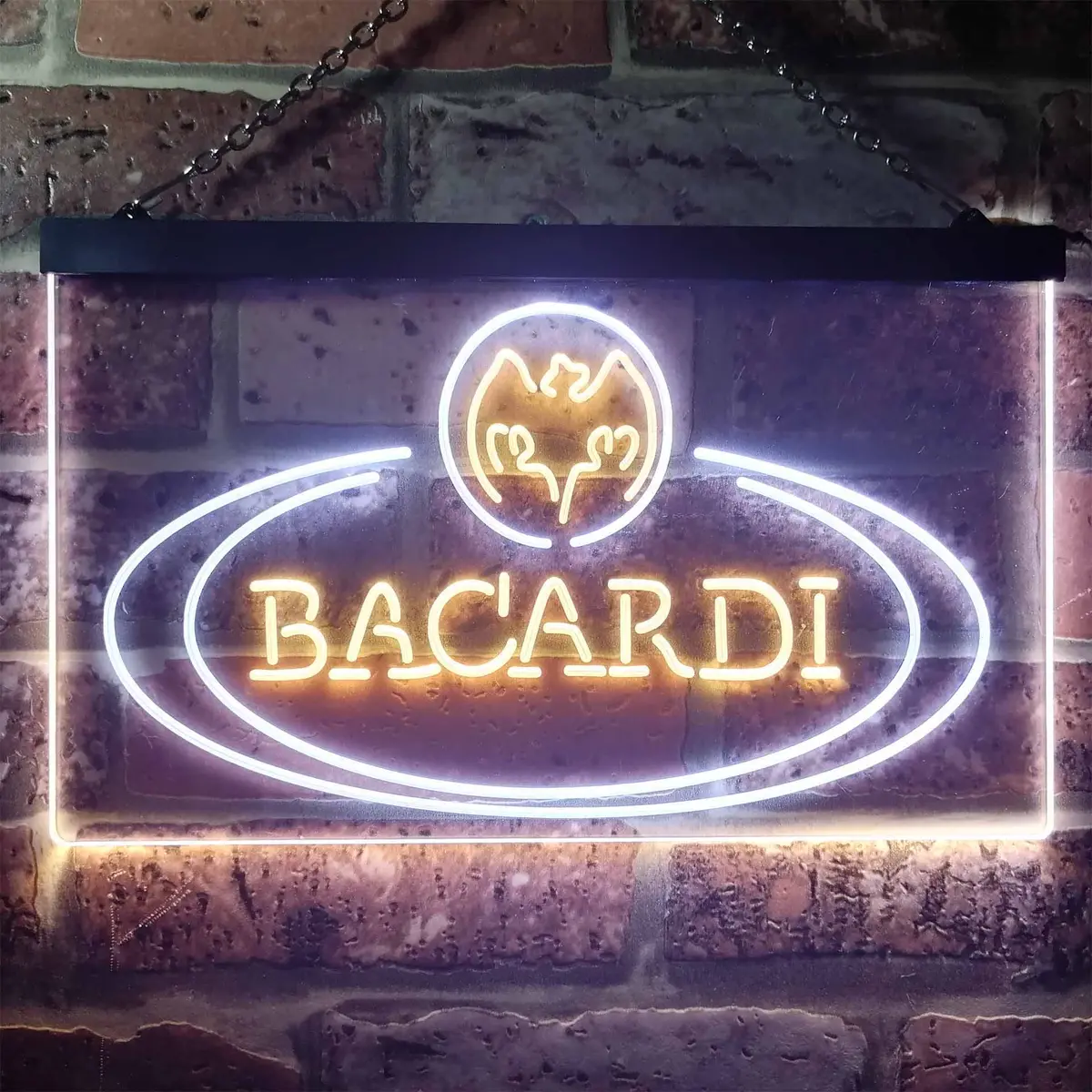 Dual-Color Bacardi Neon Bar Sign for Home Man Cave - Image 13