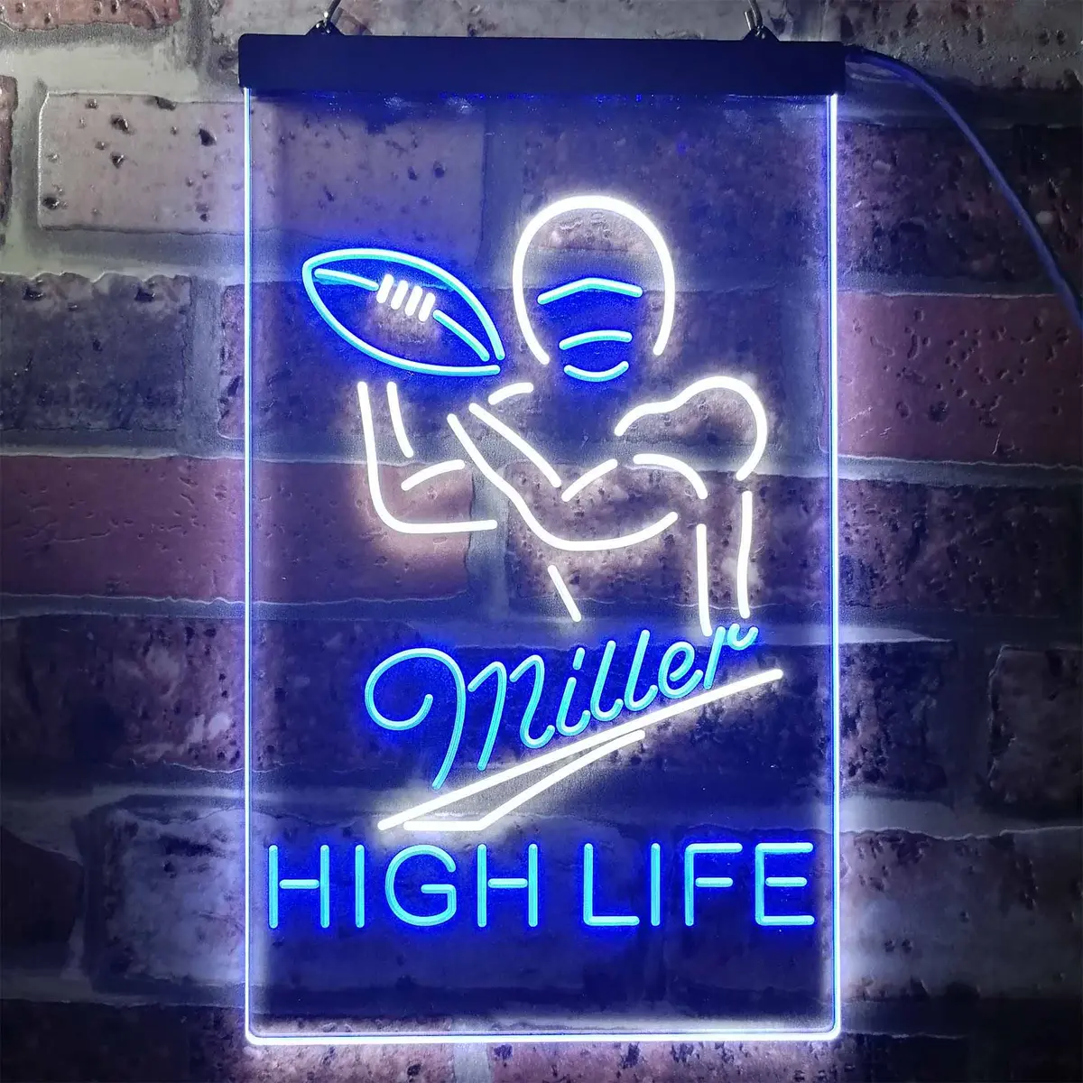 Miller Lite High Life Football Neon-Like Led Sign 1