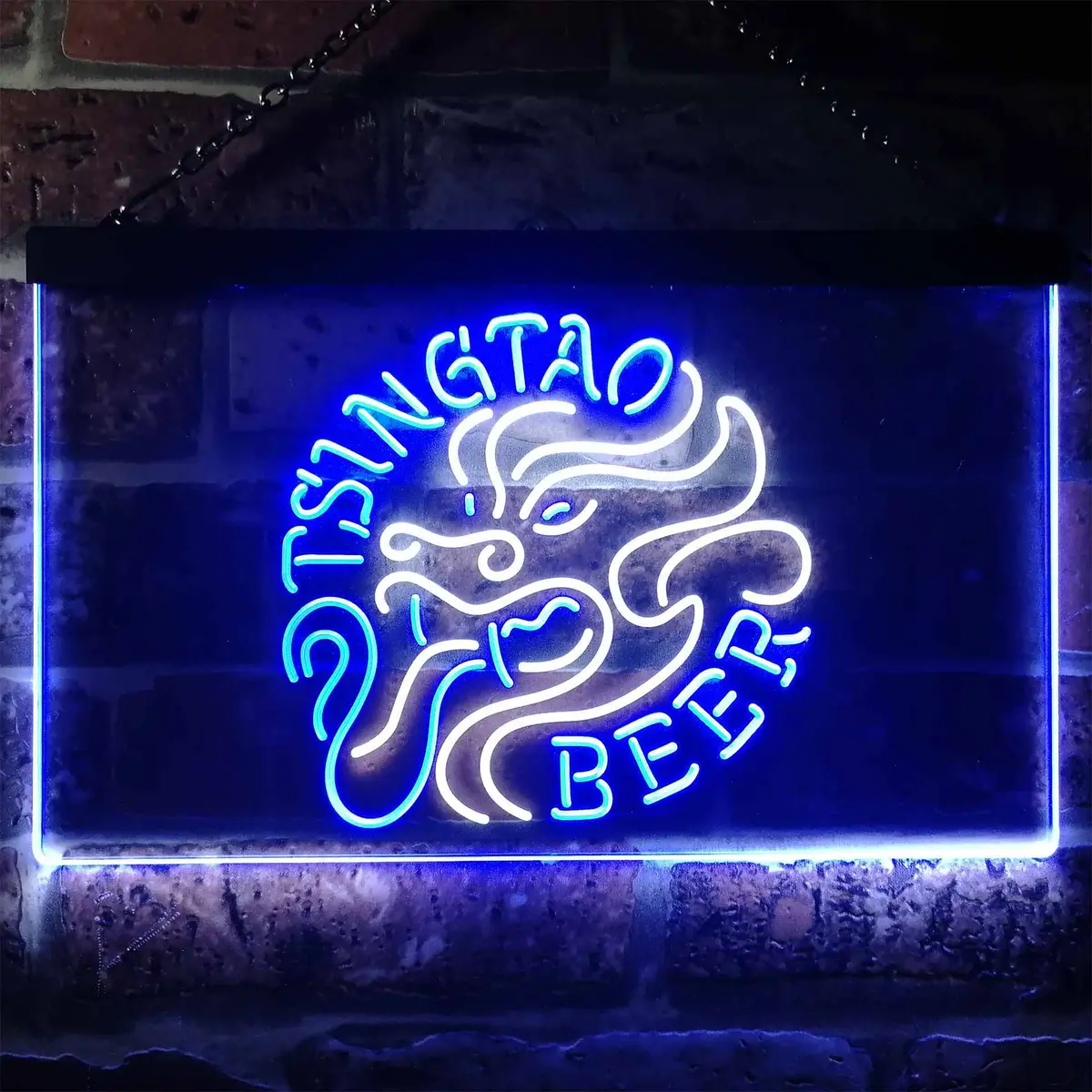 Tsingtao Beer Dragon Man Cave Home Bar Neon Light Led Sign 1