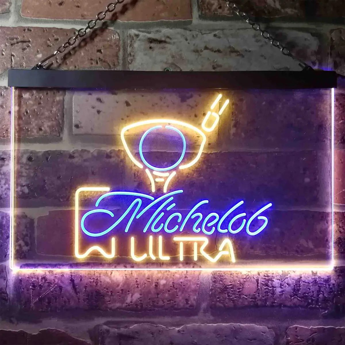 Michelob Ultra Golf Ball Home Bar Neon Light Led Sign 4
