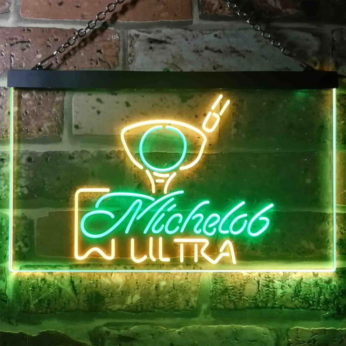 Michelob Ultra Golf Ball Home Bar Neon Light Led Sign 9