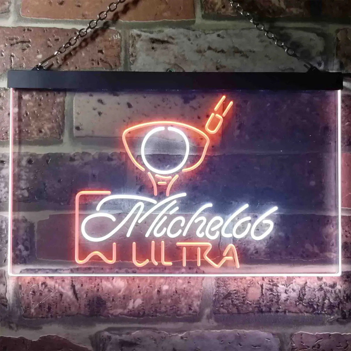 Michelob Ultra Golf Ball Home Bar Neon Light Led Sign 3